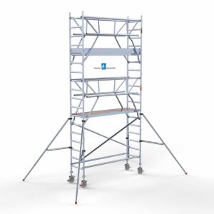 1) Rollgerüst Standard Safe mit Vorlaufgeländer (Professionell)