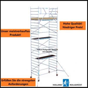 Profi Rollgerüst 1.35mtr x 2.50mtr x 8.30mtr AH