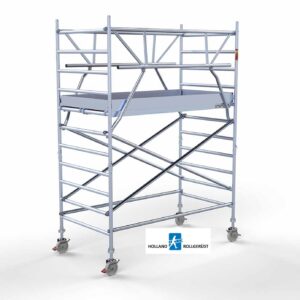 1) Safe Rollgerüst 1.35mtr x 2.50mtr x 4.30mtr AH