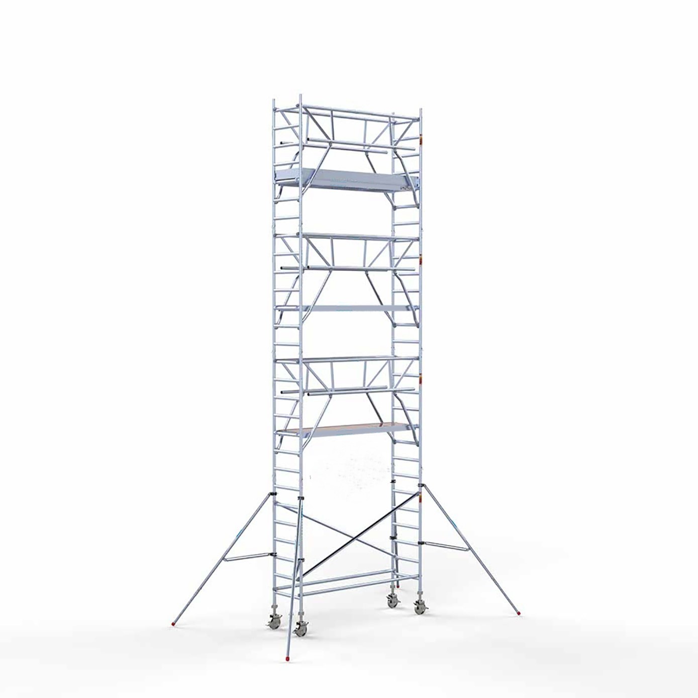 Fahrgerüst mit Geländer 0.75 x 2.50 x 9.2m