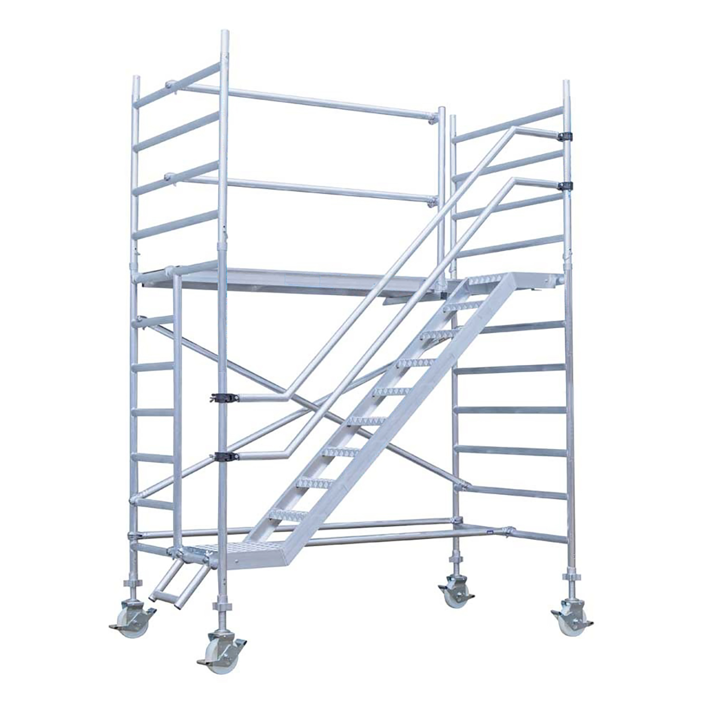 1) Treppenturm 1.35m x 2.50m x 4.30m